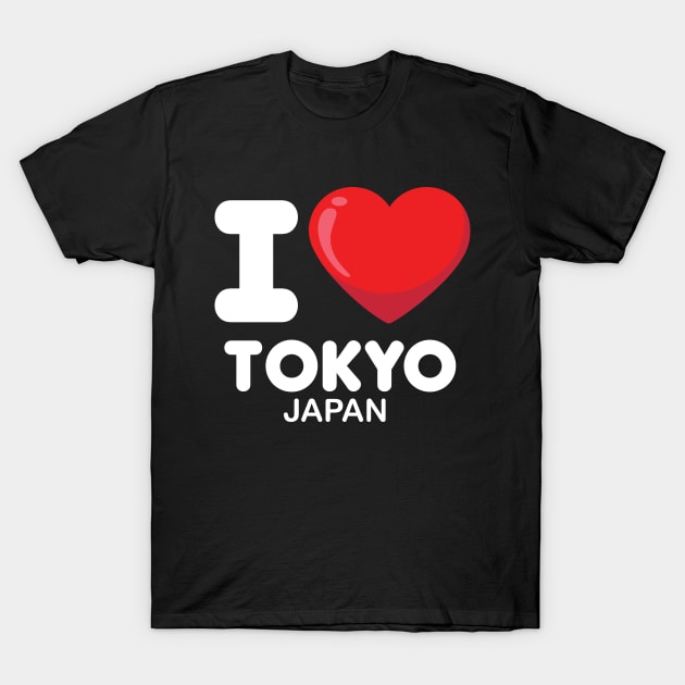 i love tokyo japan T-Shirt by ThyShirtProject - Affiliate